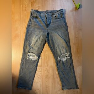 American Eagle pre-ripped jeans